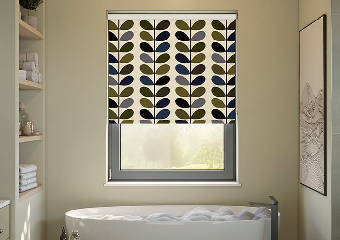 Orla Kiely Multi Stem, Moss - Twist&Fit Roller Blind - Image 3